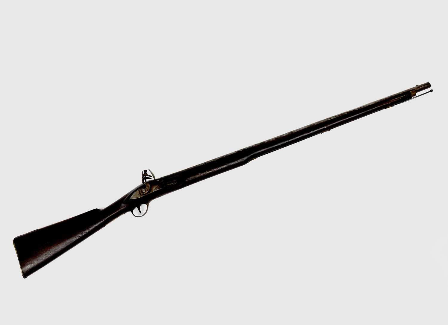 Lot 1035 - An Indian flintlock musket, circa 1900, the...