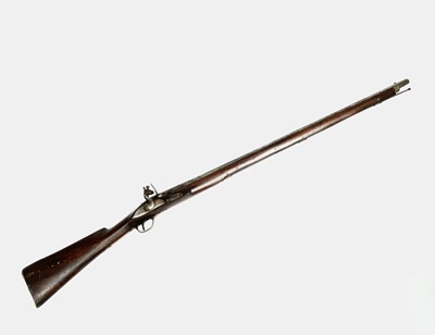 Lot 1036 - An Indian flintlock musket, probably late 19th...