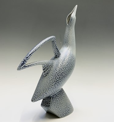 Lot 1002 - Anthony THEAKSTON (1965) Ceramic bird jug with...