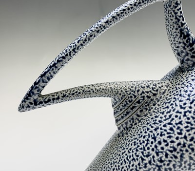 Lot 1002 - Anthony THEAKSTON (1965) Ceramic bird jug with...