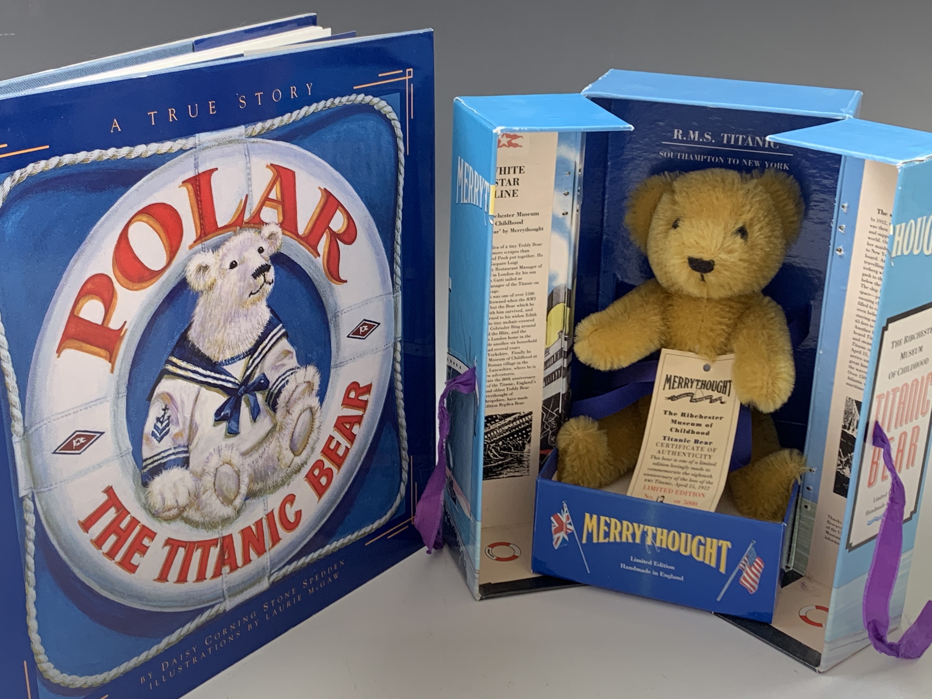 polar the titanic bear plush