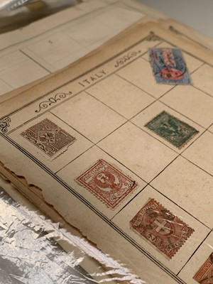 Lot 360 - Foreign Stamps - A box containing a large...