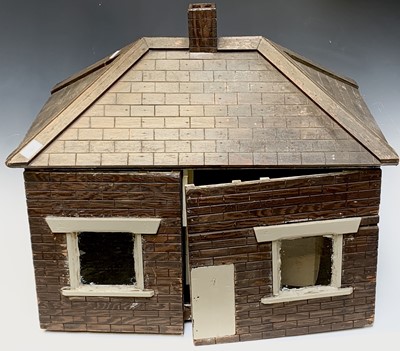 Lot 767 - Wooden Dolls House & Furniture - Lot comprises...