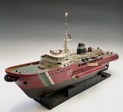 Lot 42 - A scratch built model ship, 'Firestone', with...