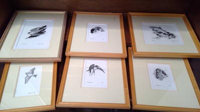 Lot 198 - Six Michael J.Loates framed prints taken from...