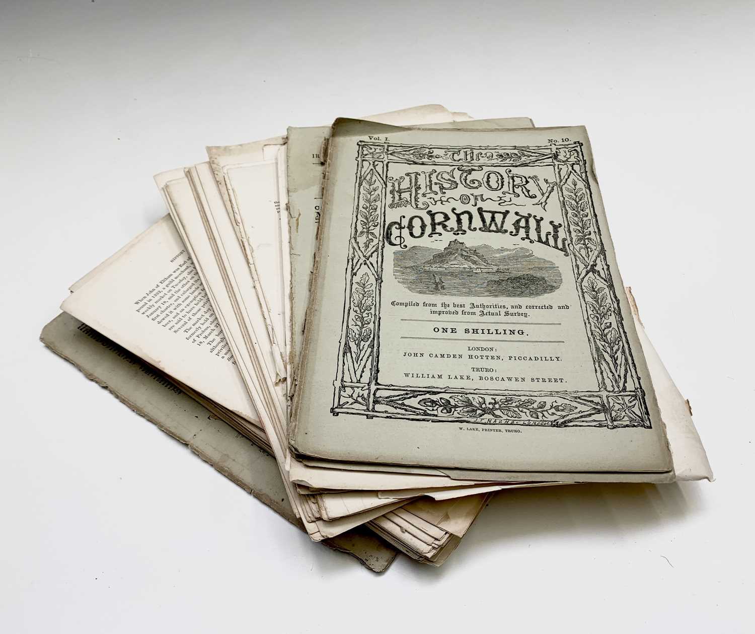 Lot 1235 - 'Parochial History of the County of Cornwall'....