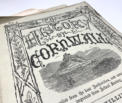 Lot 1235 - 'Parochial History of the County of Cornwall'....