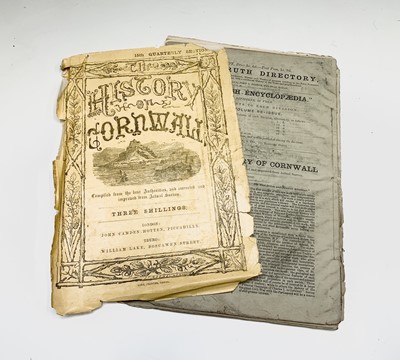 Lot 1235 - 'Parochial History of the County of Cornwall'....