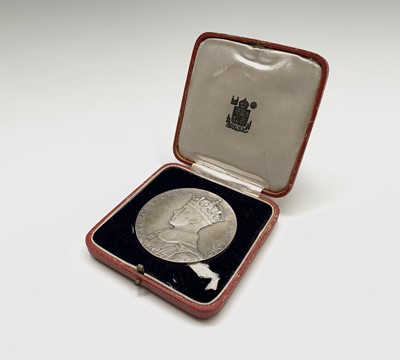 Lot 219 - 1937 Coronation Medallion, Silver & Other...