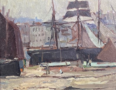 Lot 202 - John Anthony PARK (1880-1962) St Ives Harbour...