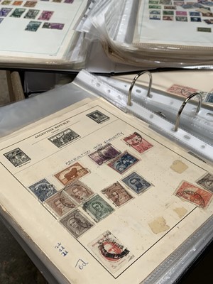 Lot 366 - GB and World Stamps - A metal handled...