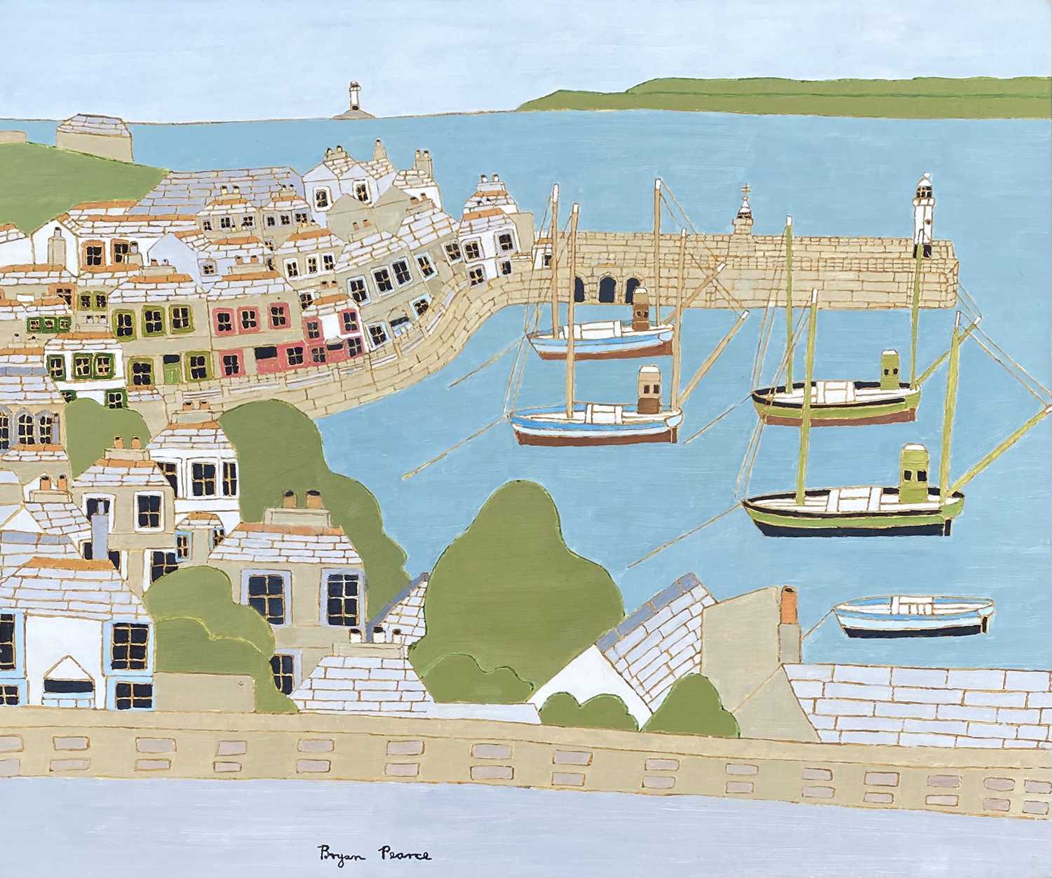 Lot 47 - Bryan PEARCE (1929-2006) St Ives from Barnoon...