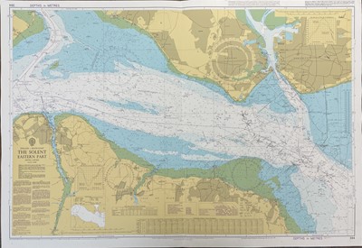 Lot 209 - SEA CHARTS. Approx fifty mid 20th century sea...
