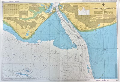 Lot 209 - SEA CHARTS. Approx fifty mid 20th century sea...