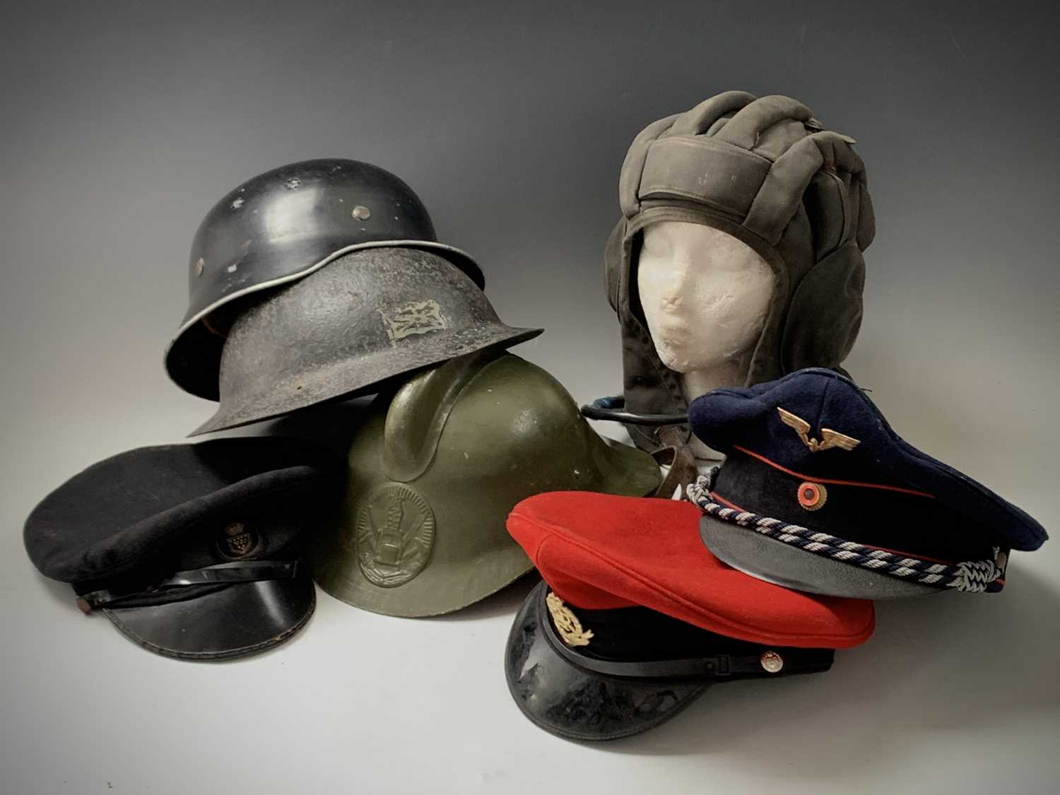 Lot 221 - Military/Aviation Helmets & Other - Lot...