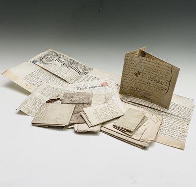 Lot 1215 - INDENTURES. 17th, 18th, and 19th century. (10)