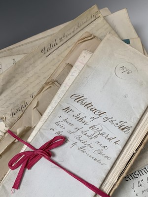 Lot 1218 - INDENTURES and CONVEYANCE. A large variety in...