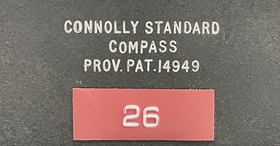 Lot 503 - A rare Connolly standard compass, by E.R.Watts,...
