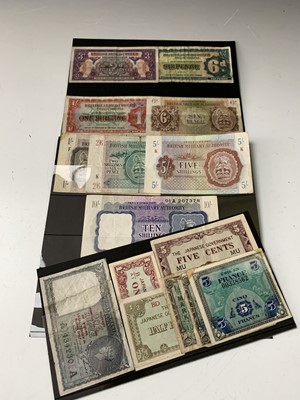 Lot 39 - Bank Notes: Military issues etc, 2nd World War...