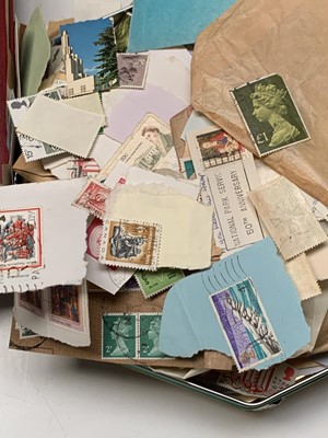 Lot 352 - G.B. & World Stamps - A box comprising an...