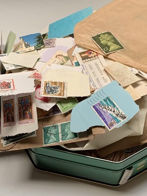 Lot 352 - G.B. & World Stamps - A box comprising an...