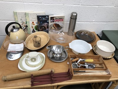 Lot 250 - Box of kitchenalia including AGA...