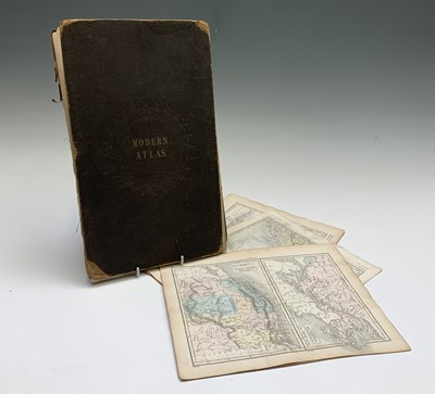 Lot 1357 - MAPS. A modern atlas of the world, 1868....