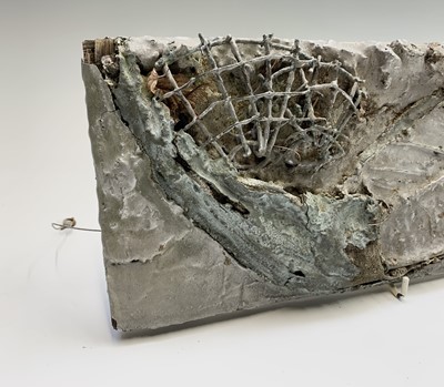 Lot 313 - Nigel HALLARD (1936) Mixed media 16 x 46cm,...