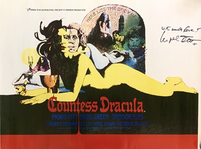 Lot 408 - A Reproduction film poster 'Countess Dracula'...