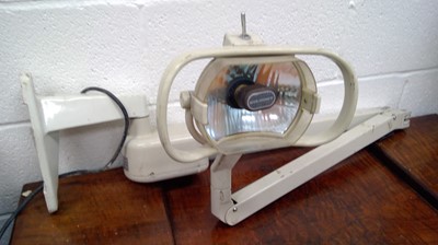 Lot 232 - A Belmont wall-mounted "dentist" lamp.