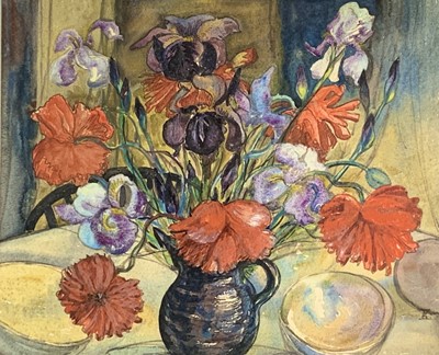 Lot 222 - Rosemary ZIAR (1919-2003) Flowers in a vase...