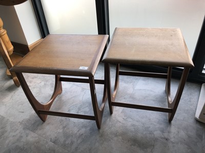Lot 294 - A pair of G-Plan teak occasional tables height...