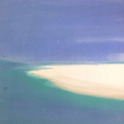 Lot 360 - John MILLER (1931-2002) Autumn Estuary Gouache...