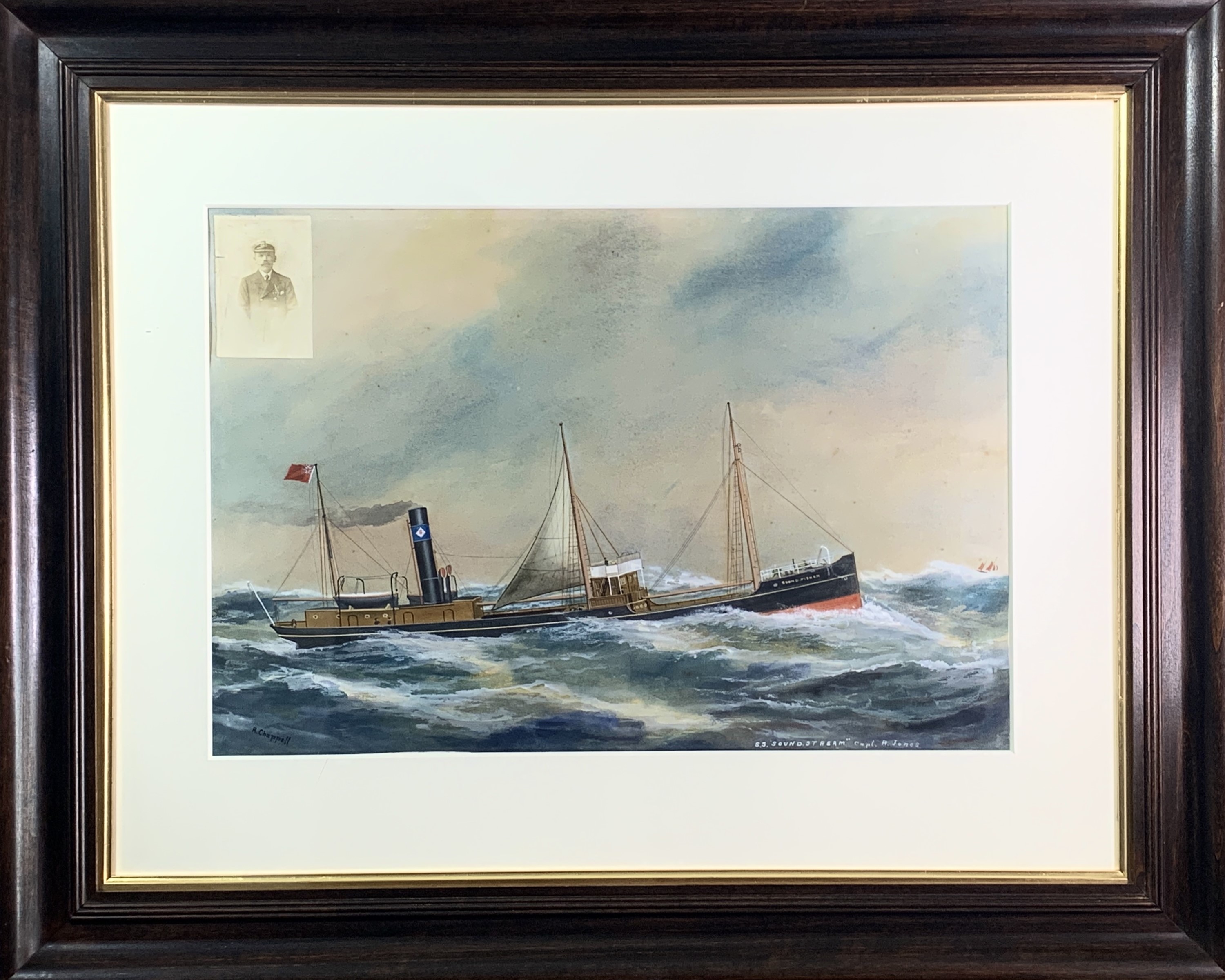 Lot 329 - Reuben CHAPPELL (1870-1940) Ship portrait