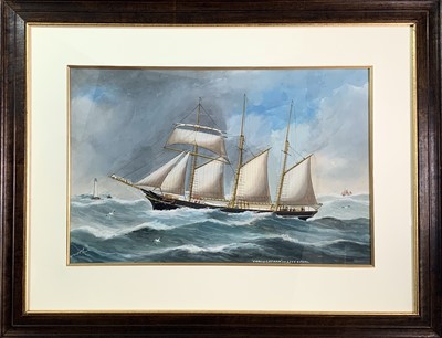 Lot 282 - Reuben CHAPPELL (1870-1940) Ship portrait –...