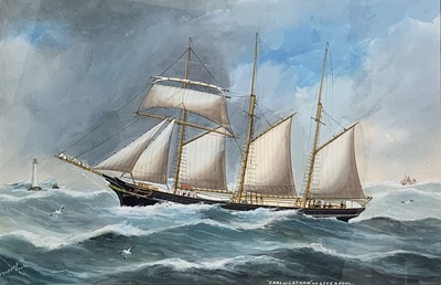 Lot 282 - Reuben CHAPPELL (1870-1940) Ship portrait –...