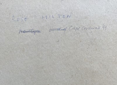 Lot 13 - Rose HILTON (1931-2019) Cape Cornwall Oil on...