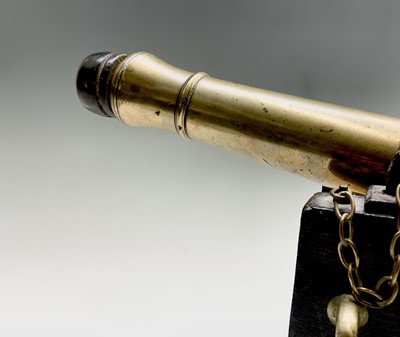Lot 10 - A bronze signalling cannon, early 19th century,...