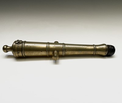 Lot 10 - A bronze signalling cannon, early 19th century,...
