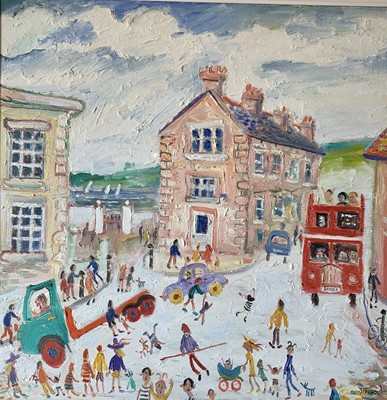 Lot 492 - Simeon STAFFORD (1956)Marazion Marazion Oil on...