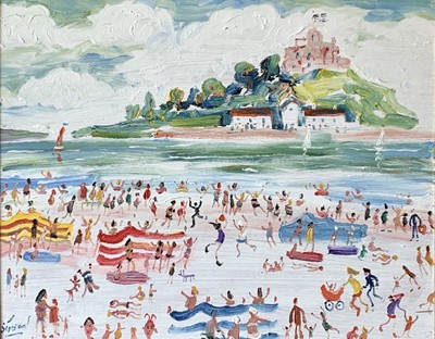 Lot 406 - Simeon STAFFORD (1956) St Michaels Mount   Oil...