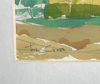 Lot 53 - Tom CROSS (1931-2009) Landscape at San Ginesio...