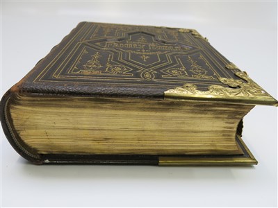 Lot 72 - The National Family Bible, leather bound with...
