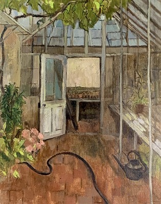 Lot 314 - Rosina ROGERS (1918-2011) Greenhouse with Hose...