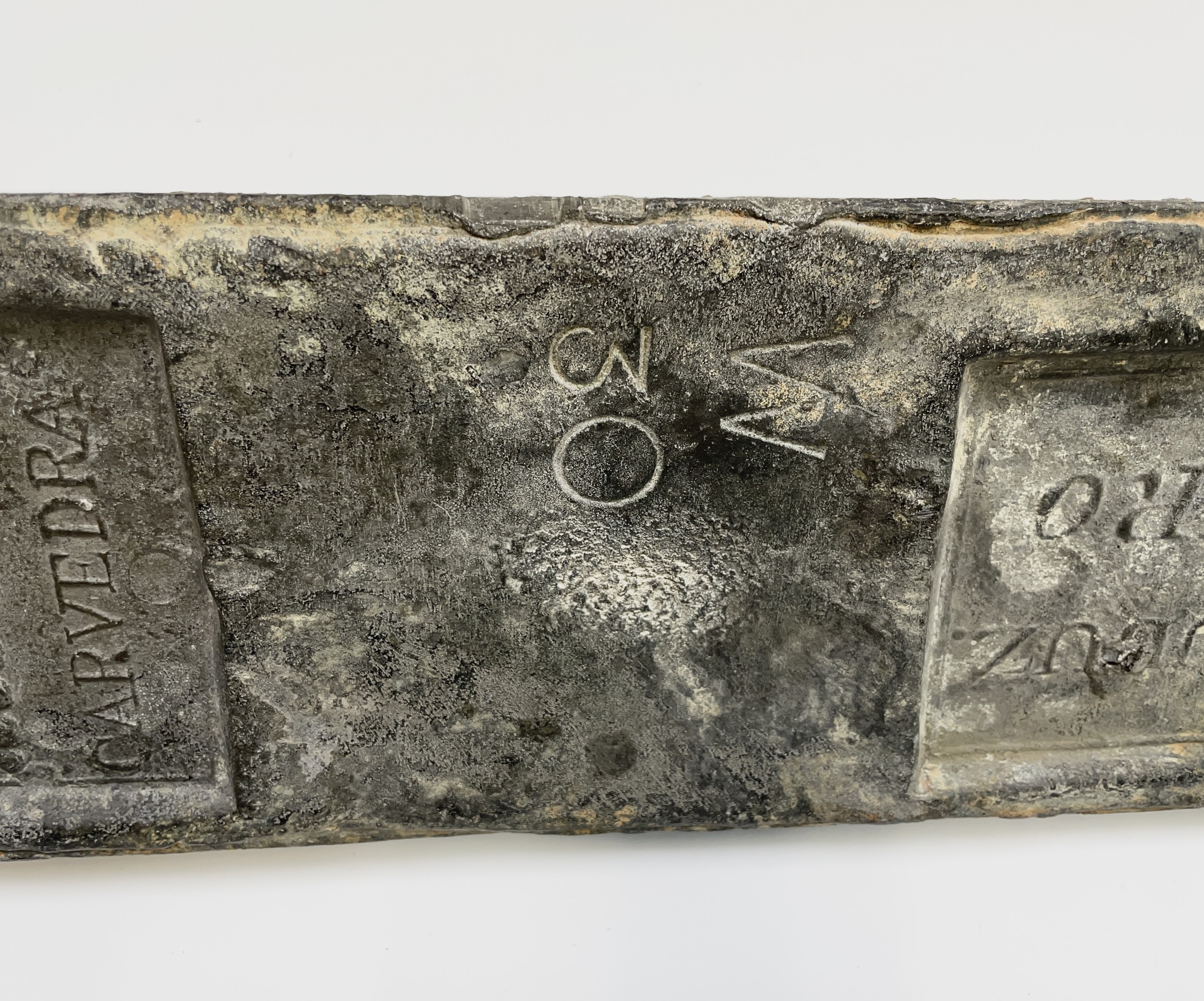 Lot 5 A 19th century Cornish tin ingot from the