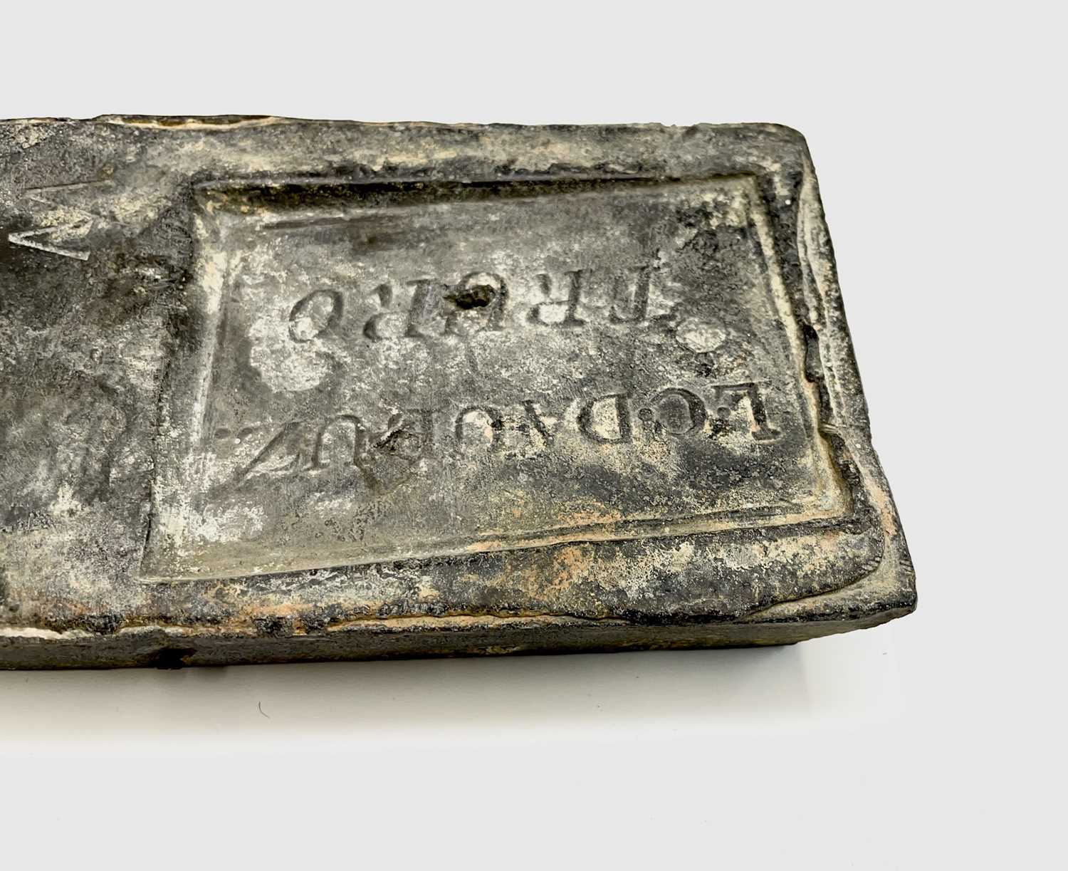 Lot 5 A 19th century Cornish tin ingot from the