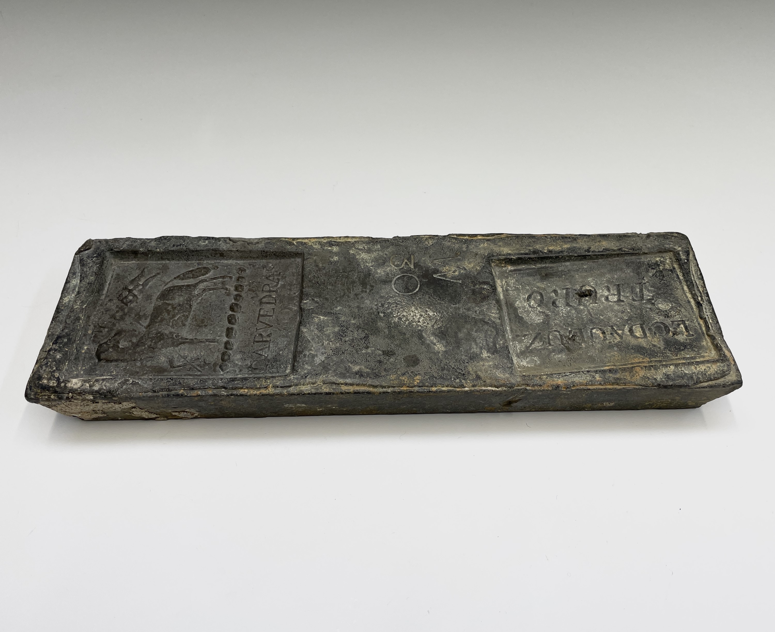 Lot 5 A 19th century Cornish tin ingot from the