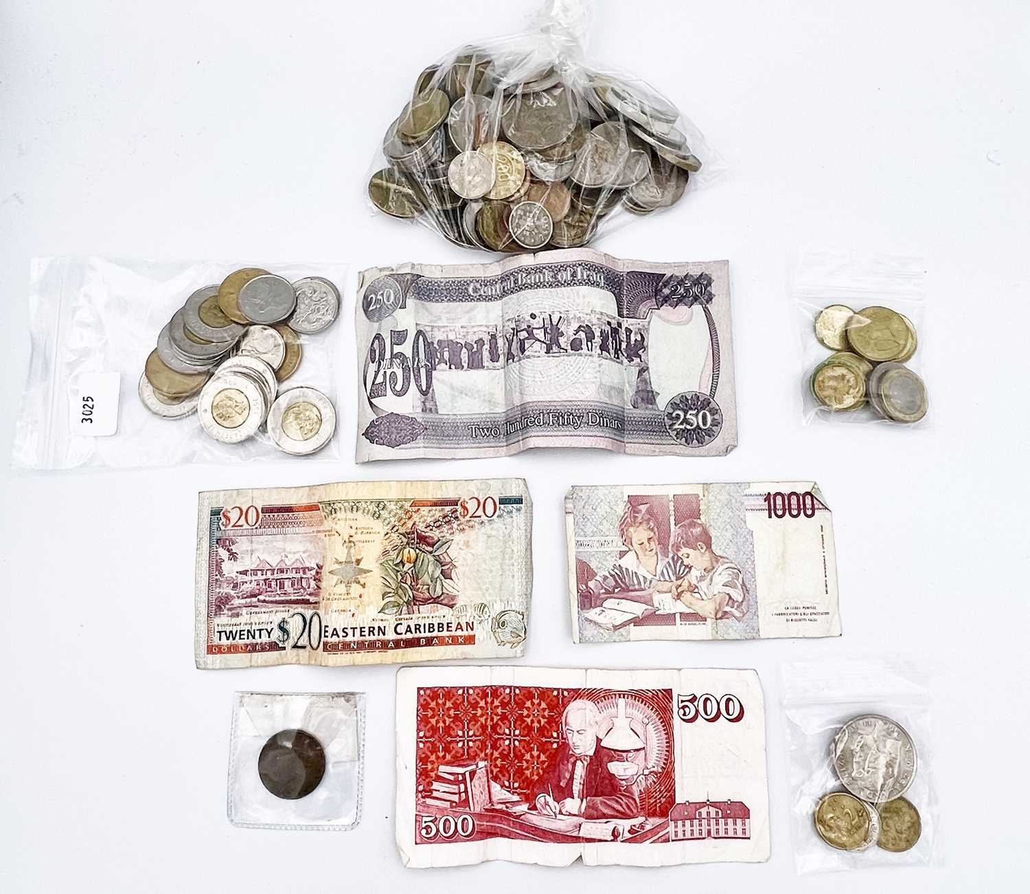Lot 1 - World Coinage A bag containing redeemable...