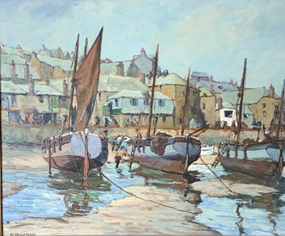 Lot 10 - George TURLAND GOOSEY (1877-1947) Low Tide, St...
