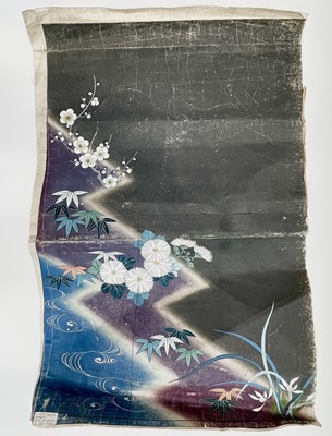 Lot 217 - A Japanese Kimono design sample, circa 1870,...